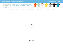 Tablet Screenshot of polopersonalizzate.it